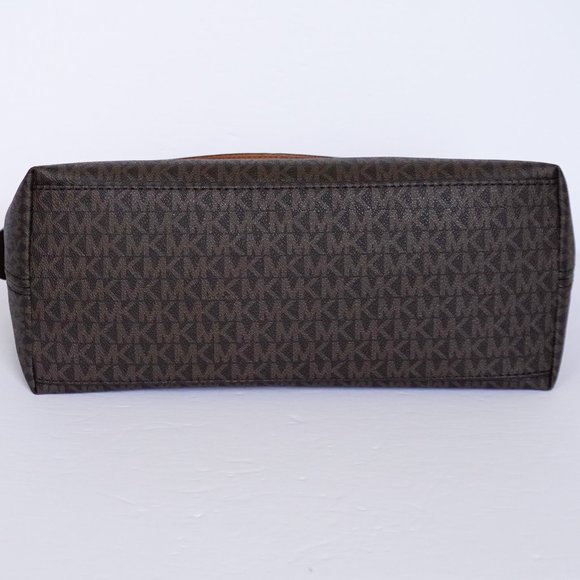 Michael Kors Jet Set Item LG Chain Tote MK Brown - Picture 6 of 8